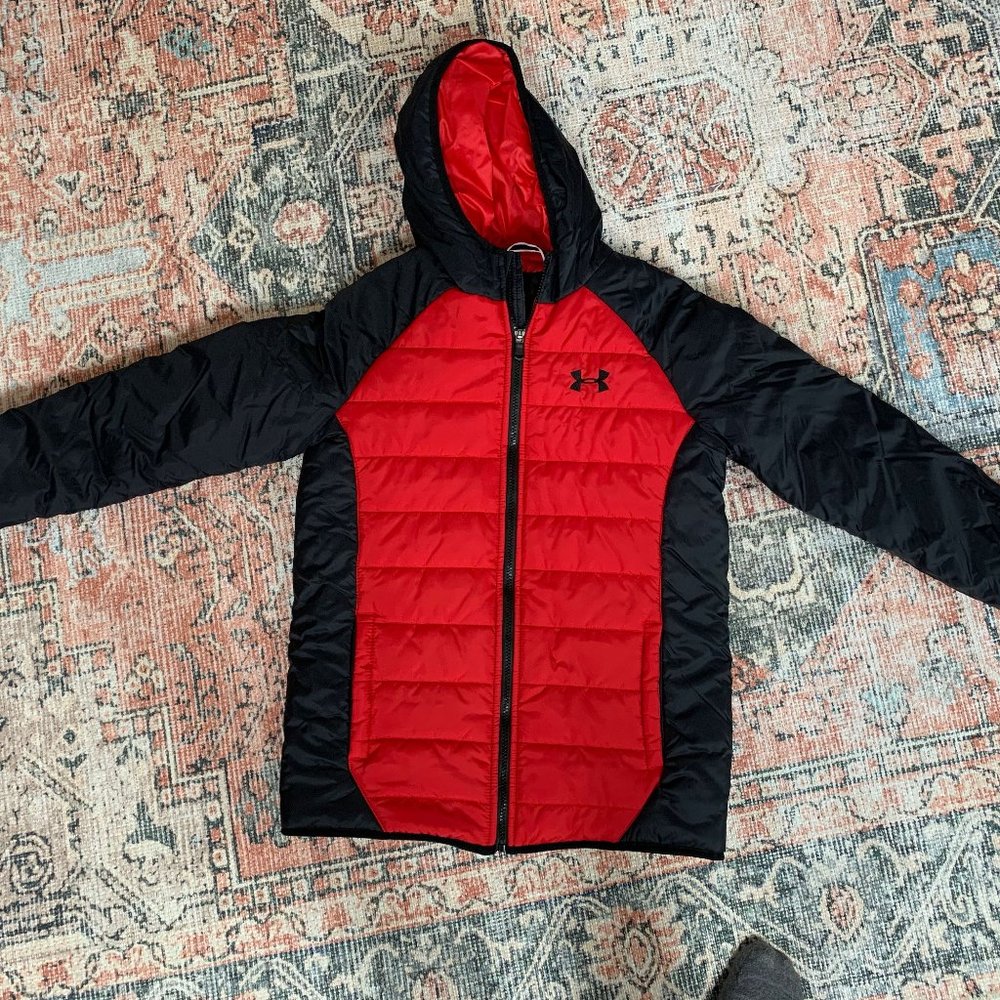 Under Armour Boys Coldgear Hooded Jacket
